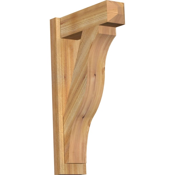 Ekena Millwork Funston Rough Sawn Craftsman Outlooker, Western Red Cedar, 6"W x 18"D x 30"H OUT06X18X30FST04RWR - main
